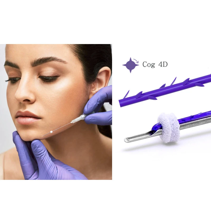 PDO Cog 4D Facial Lift: Levantamiento de hilo avanzado para el contorno de la mand&iacute;bula