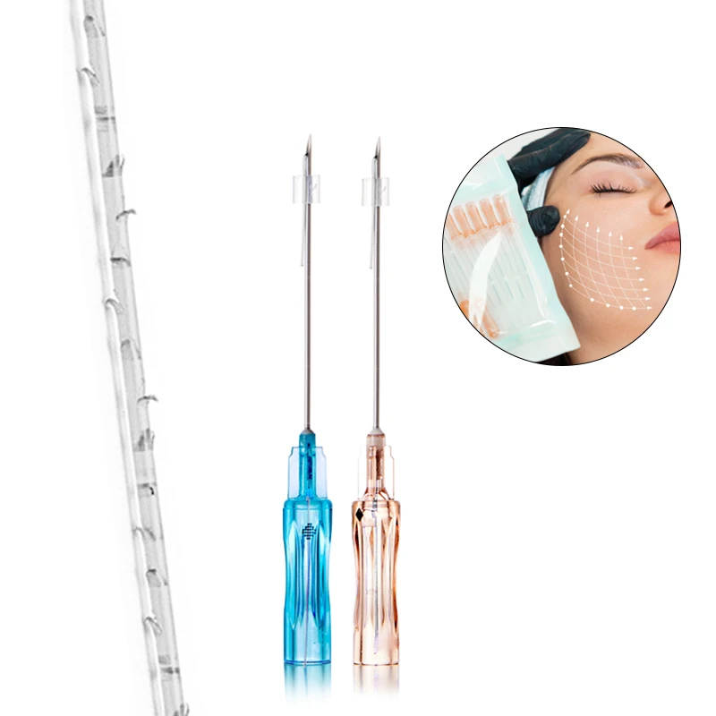 Hilo PLLA COG 3D, suspensi&oacute;n Facial fuerte, hilo de p&uacute;as de elevaci&oacute;n para cl&iacute;nica, forma de cara en