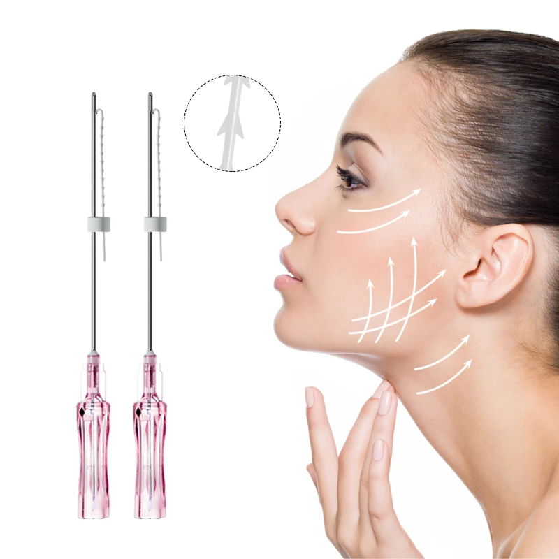 Conos de PLLA absorbibles m&eacute;dicos, hilo dentado, tubo PRP, c&aacute;nula roma, cl&iacute;nica, antienvejecimiento