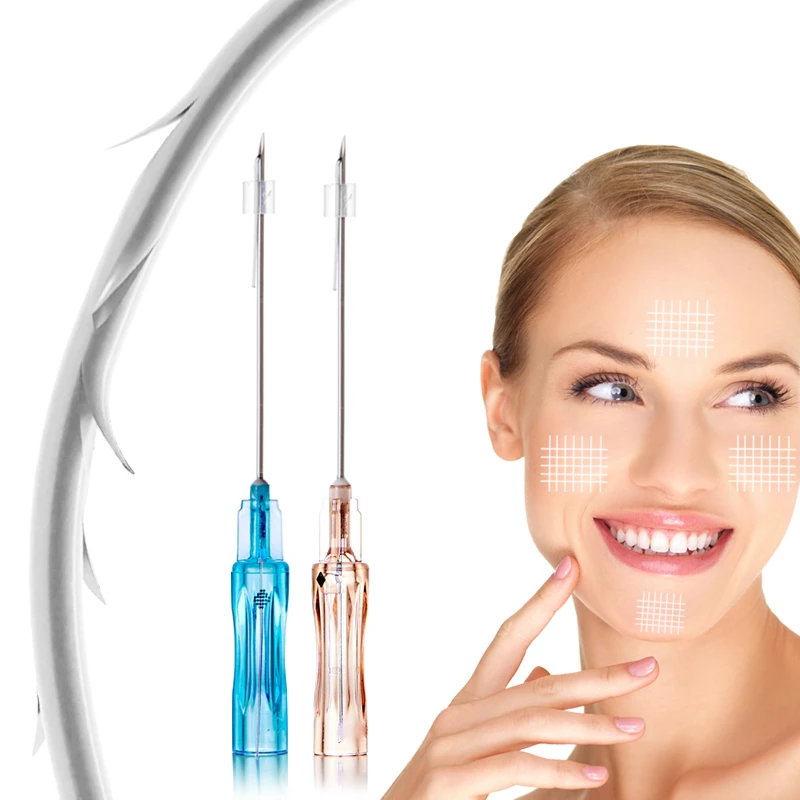 Hilo PLLA COG 3D, suspensi&oacute;n Facial fuerte, hilo de p&uacute;as de elevaci&oacute;n para cl&iacute;nica, forma de cara en