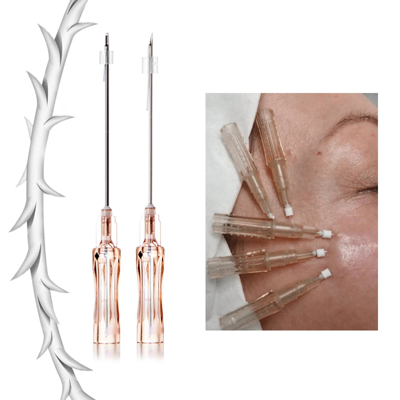 Hilo de moldeo PCL 18G 19G 100 mm para contorno facial