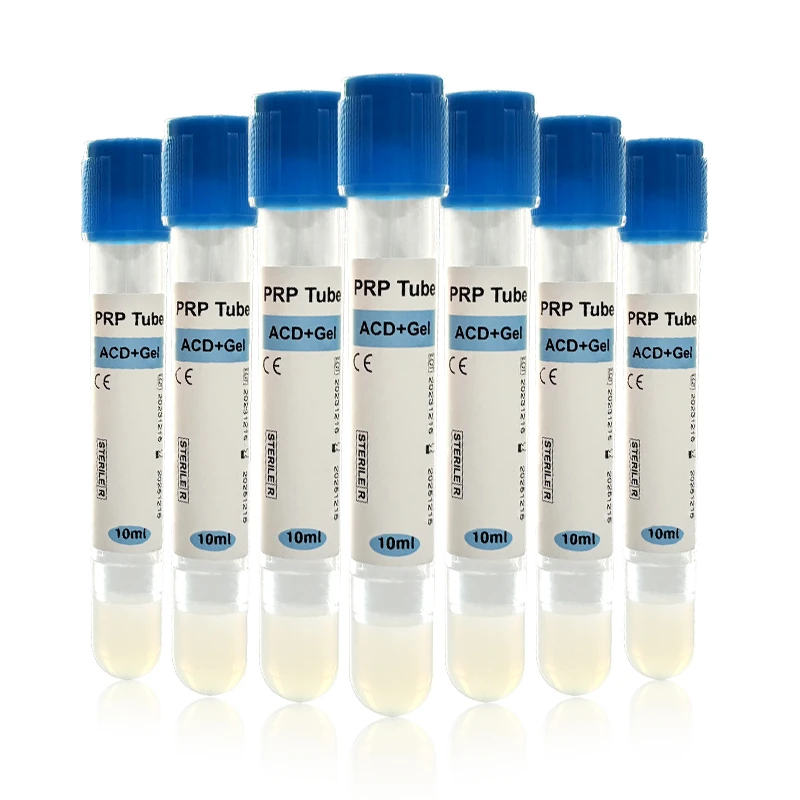 Paquete individual de tubo de gel PRP ACD de 10 ml