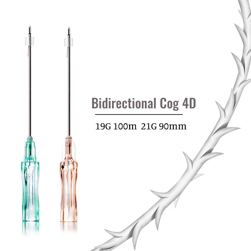 Hilo de moldeo PCL 18G 19G 100 mm para contorno facial