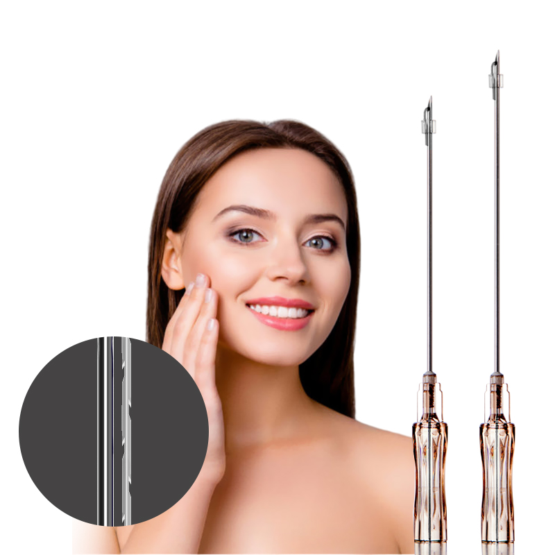 Hilo de moldeo PCL 18G 19G 100 mm para contorno facial