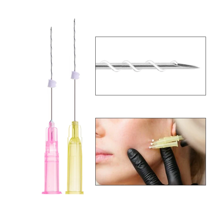 Tratamiento antienvejecimiento de cuello facial esterilizado EO m&eacute;dico de rosca de tornillo mono PLL