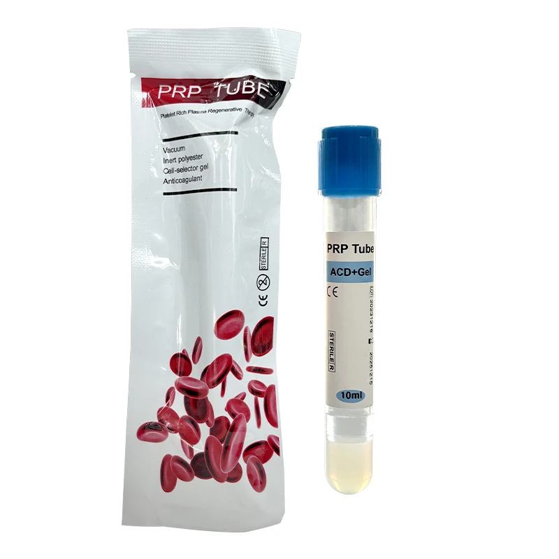 Paquete individual de tubo de gel PRP ACD de 10 ml