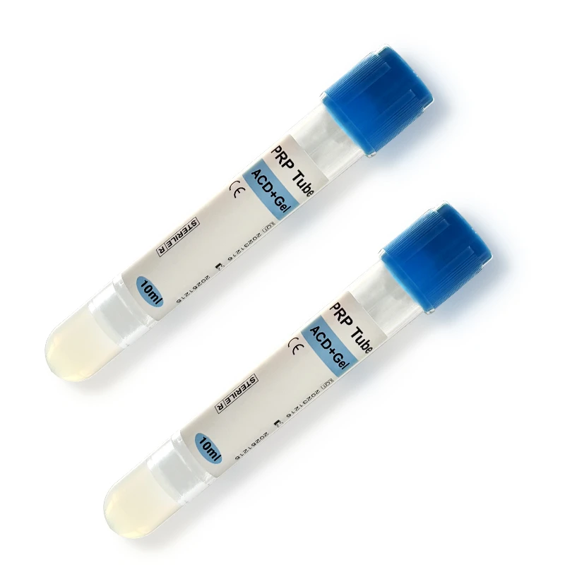 Paquete individual de tubo de gel PRP ACD de 10 ml